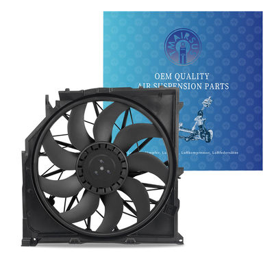 400W इलेक्ट्रिक कार रेडिएटर कूलिंग फैन 64546921940 के लिए बीएमडब्ल्यू X5 E53 1999-2006 4.4L