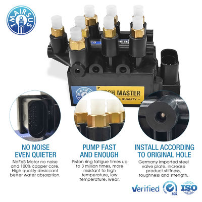 4M0616013A 4M0816702 4M0816101F Air Suspension Compressor Valve Block For Audi Q7 4M Touareg Cayenne 9Y Bentayga 2017-